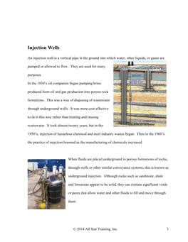 Injection Wells