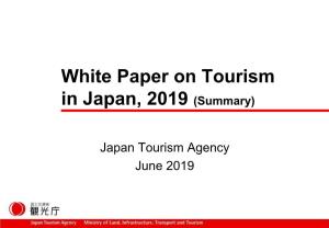 White Paper on Tourism in Japan,2019