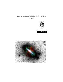 Kapteyn Astronomical Institute 2003