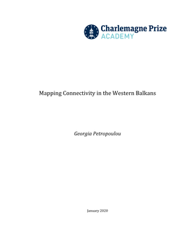 Mapping Connectivity in the Western Balkans