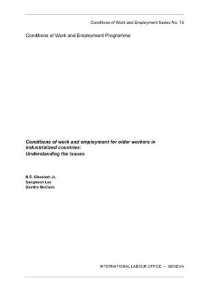 Conditions of Work and Employment Series No. 15