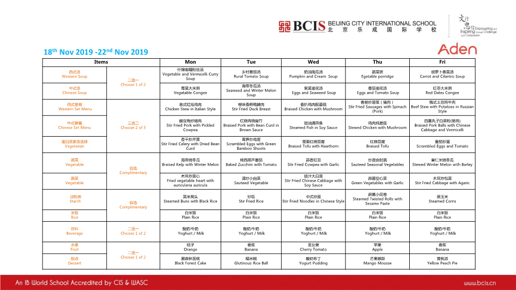 18Th Nov 2019 -22Nd Nov 2019