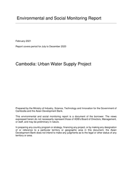 41403-013: Urban Water Supply Project