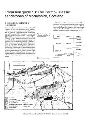 The Permo-Triassic Sandstones of Morayshire, Scotland
