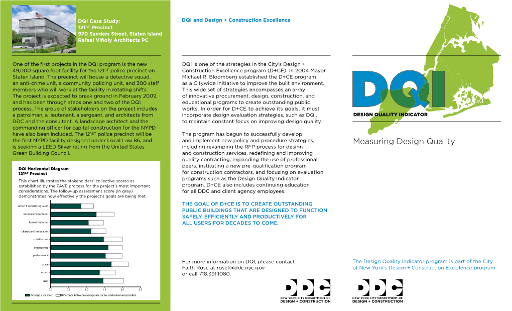 Measuring Design Quality Is Seeking a LEED Silver Rating from the United States Including Revamping the RFP Process for Design Green Building Council