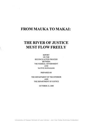 From Mauka to Makai