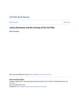 James Buchanan and the Coming of the Civil War