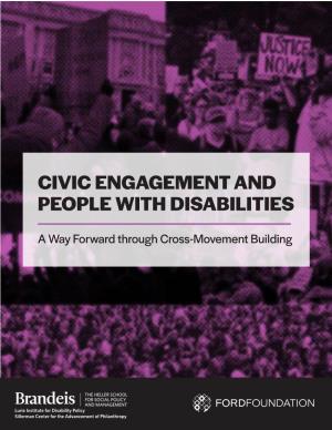 Civic Engagement and People with Disabilities: A
