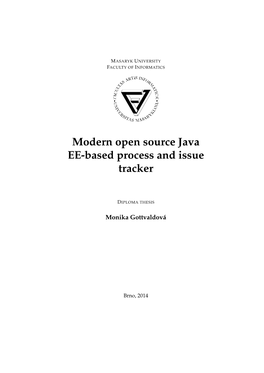 Modern Open Source Java EE-Based Process and Issue Tracker