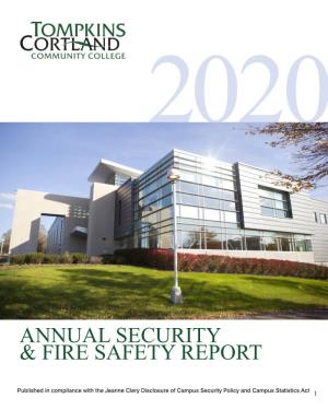 Annual Security & Fire Safety Report