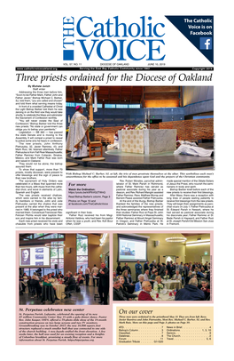 Three Priests Ordained for the Diocese of Oakland