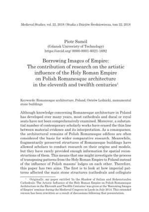 Borrowing Images of Empire: the Contribution of Research on The