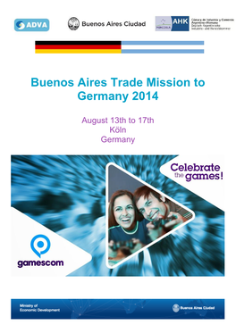 Buenos Aires Trade Mission to Germany 2014