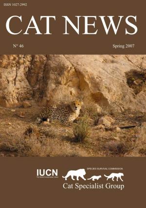 2007 Conserving the Asiatic Cheetah in Iran: Launching the First Radio- Telemetry Study