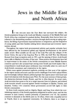 Jews in the Middle East and North Africa