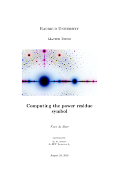 Computing the Power Residue Symbol