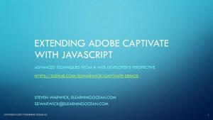Extending Adobe Captivate with Javascript