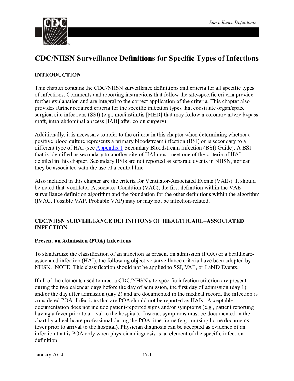 cdc-nhsn-surveillance-definitions-for-specific-types-of-infections