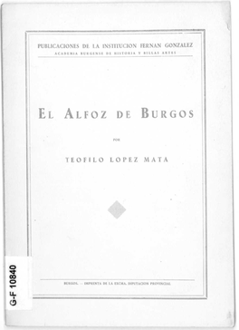 El Alfoz De Burgos