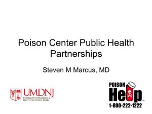Poison Center Public Health Partnerships