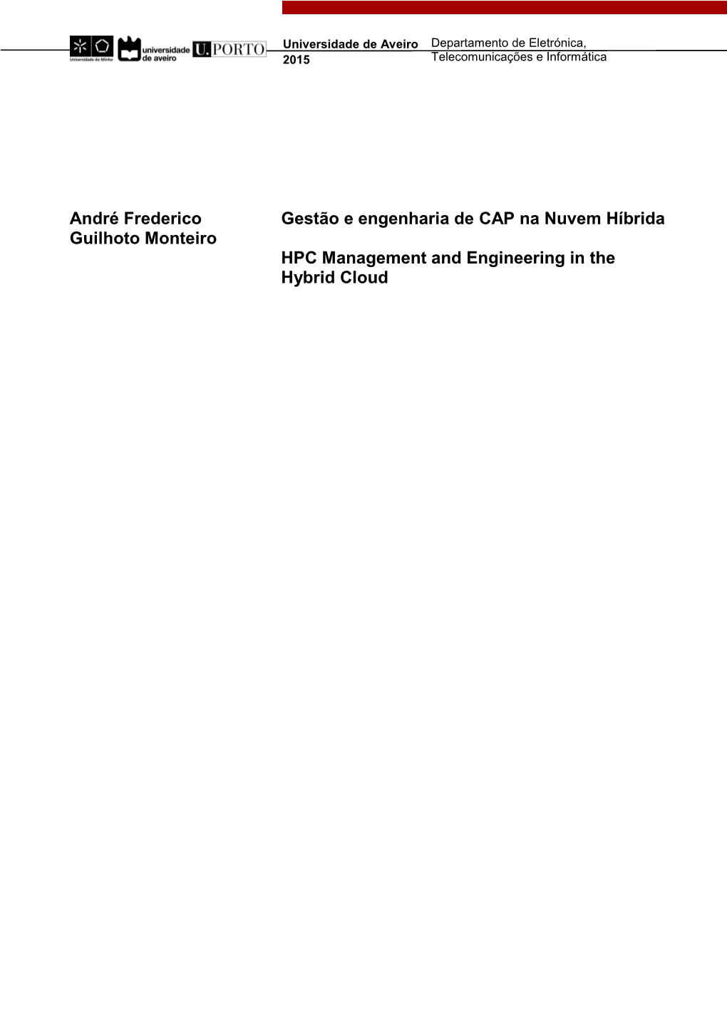 HPC Management and Engineering in the Hybrid Cloud