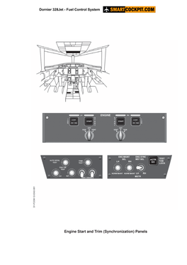 Engine Start and Trim (Synchronization) Panels Dornier 328Jet - Fuel Control System Dornier 328Jet - Fuel Control System