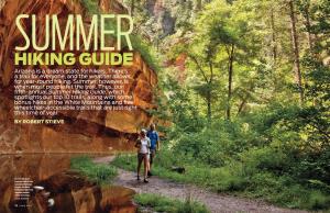 SUMMER HIKING GUIDE Arizona Is a Dream State for Hikers