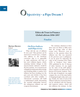 Objectivity – a Pipe Dream