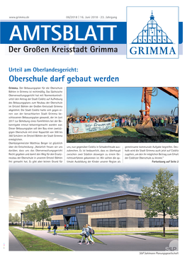 Der Großen Kreisstadt Grimma Oberschule Darf Gebaut Werden