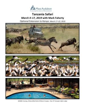 A 13-Day Wildlife Safari To