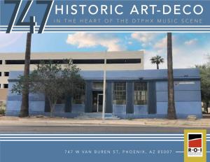 Historic Art-Deco in the Heart of the Dtphx Music Scene