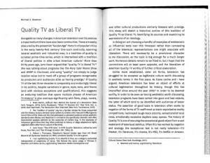 Quality TV As Liberal TV
