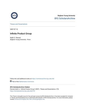 Infinite Product Group