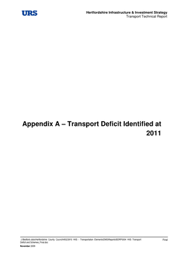 Transport Technical Report