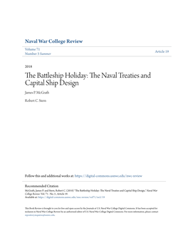 The Battleship Holiday: the Naval Treaties and Capital Ship Design