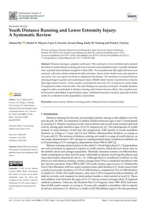 Youth Distance Running and Lower Extremity Injury: a Systematic Review