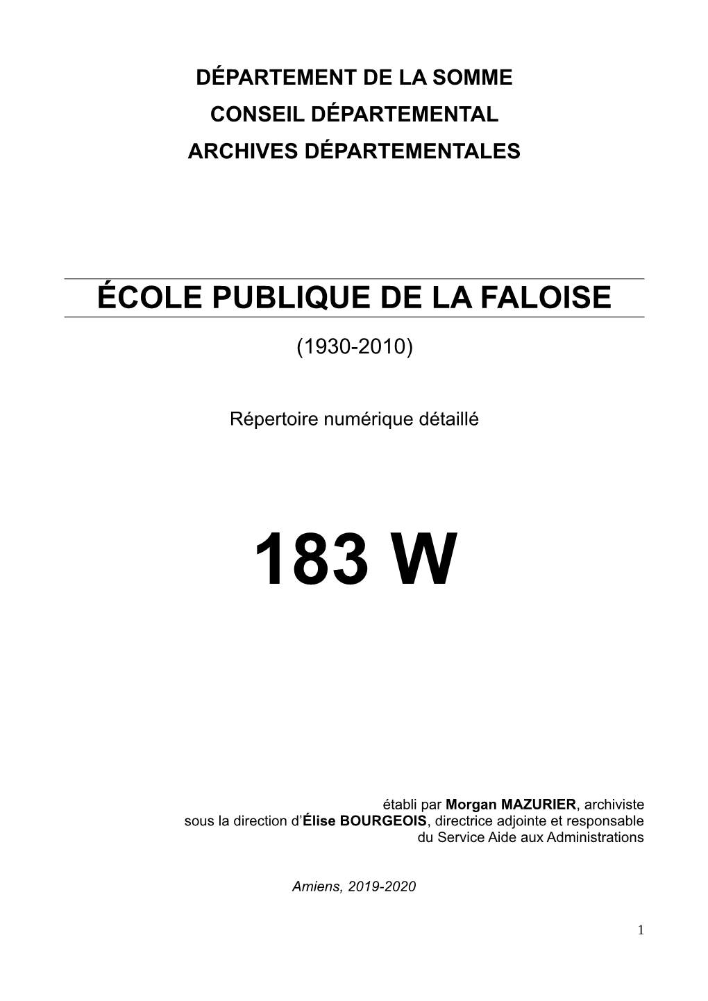 Ecole Publique De La Faloise