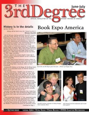Book Expo America History Will Be Kind to Me, for I Intend to Write It