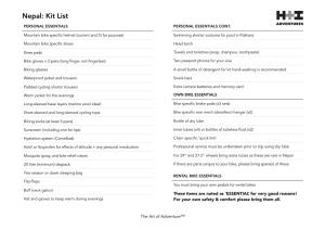 141211 Kit List Collated