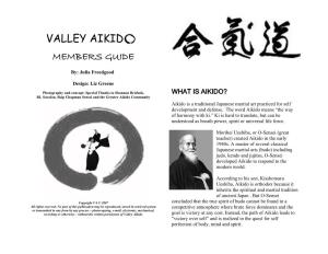Valley Aikido Member's Guide