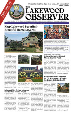 Keep Lakewood Beautiful - Beautiful Homes Awards