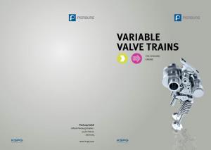 Variable Valve Trains