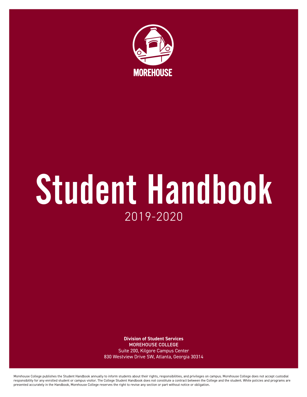 Student Handbook 2019-2020