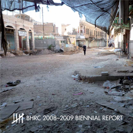 Bhrc 2008–2009 Biennial Report