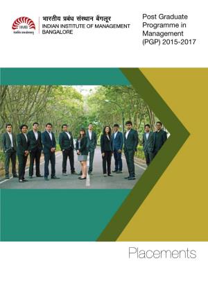 PGP Final Placement Brochure 2015-17