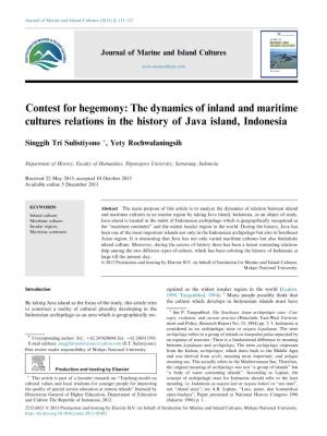 The Dynamics of Inland and Maritime Cultures Relations in the History of Java Island, Indonesia