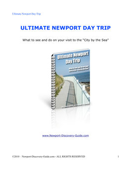 Ultimate Newport Day Trip