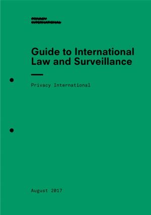 Guide to International Law and Surveillance