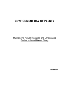 Environment Bay of Plenty