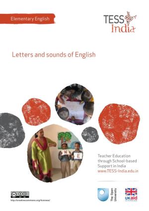 Letters and Sounds of English